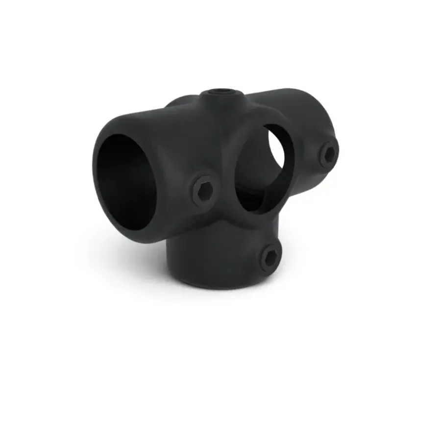 Novidade steigerbuis koppelstuk t-stuk zwart ø 21 mm