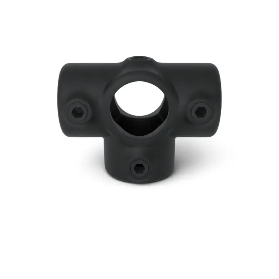 Novidade steigerbuis koppelstuk t-stuk zwart ø 21 mm