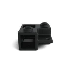 Novidade steigerbuis koppelstuk vierkant zwart ø 25 mm