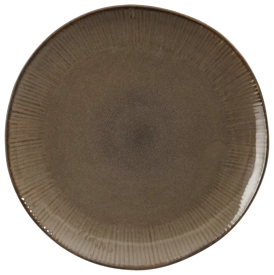 Geen Nusa dinerbord bruin - h2xd27,5cm