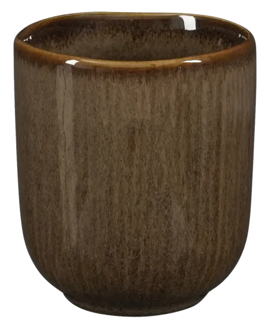 Geen Nusa mok bruin - h10xd8,5cm
