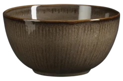 Geen Nusa schaal bruin - h7xd14cm