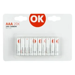 OK Batterij Zinc AAA 20 stuks