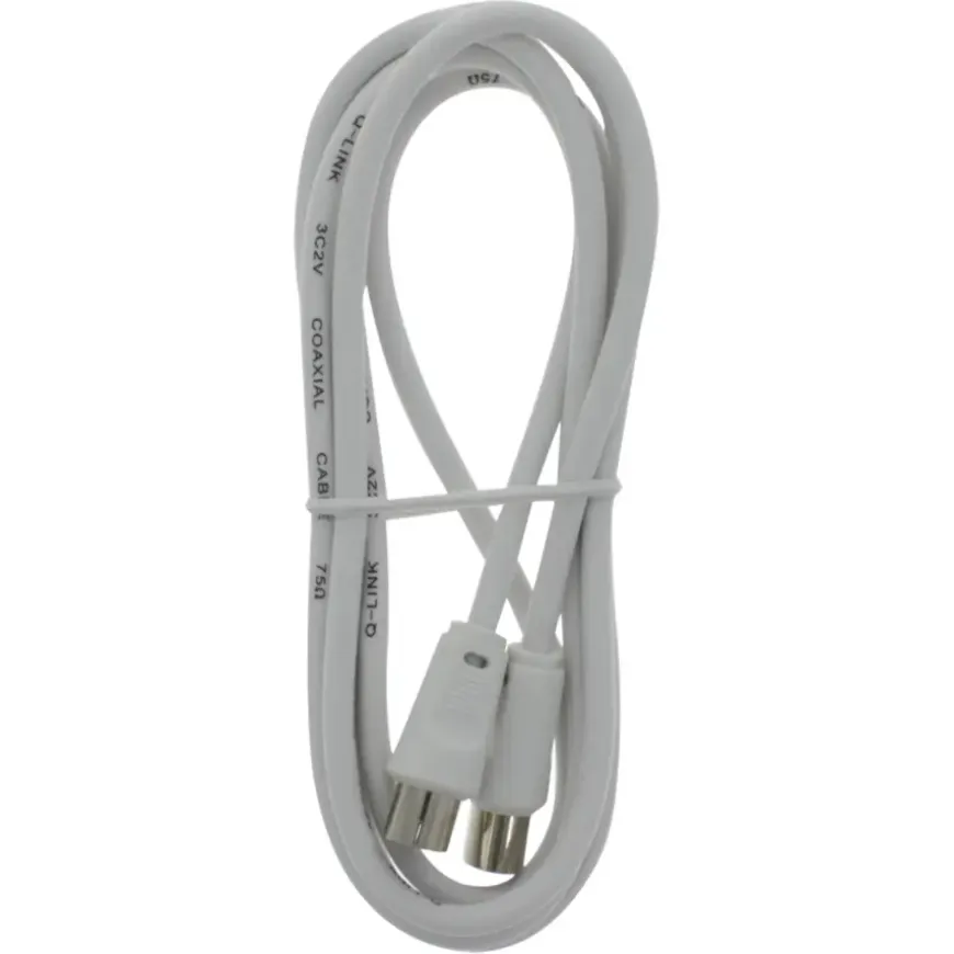 OK Coax Snoer 1,5 Meter Wit
