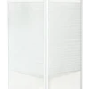 OK douchecabine draaideur met zijwand 90x90x185 cm wit