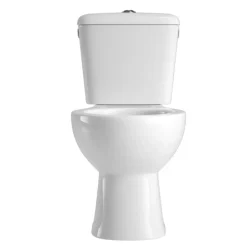 OK duobl toilet met AO vloeraansluiting zonder zitting