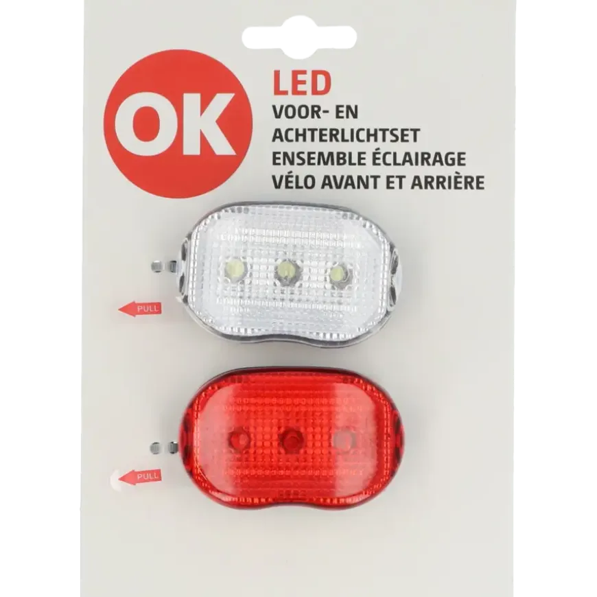 OK fietsverlichtingset LED classic