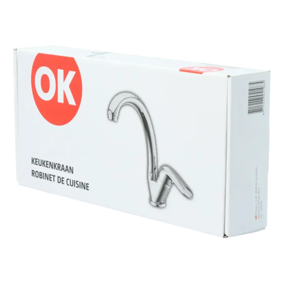 OK éénhendel keukenkraan Chroom