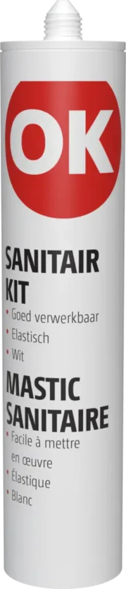 OK sanitairkit wit 290 ml