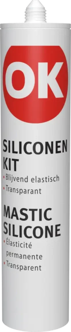 OK Siliconenkit transparant 290 ml