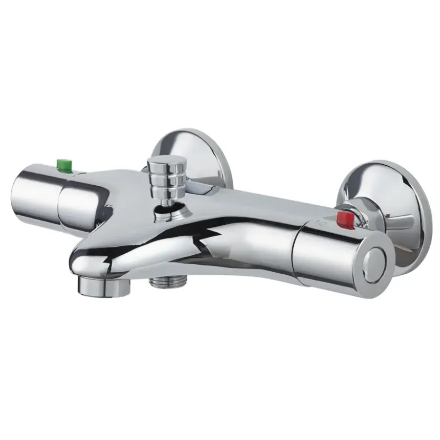 OK Thermostatische Badkraan Chroom 15 cm