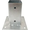 Geen Paalhouder met plaat verzinkt 7 x 7 cm