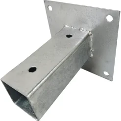 Geen Paalhouder met plaat verzinkt 5 x 5 cm