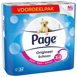 Page toiletpapier compleet schoon 32 rollen
