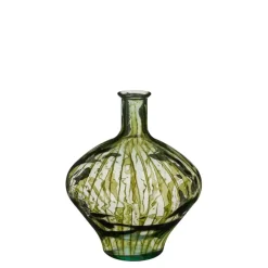 Geen Palermo vaas recycled glas groen - h46xd37cm