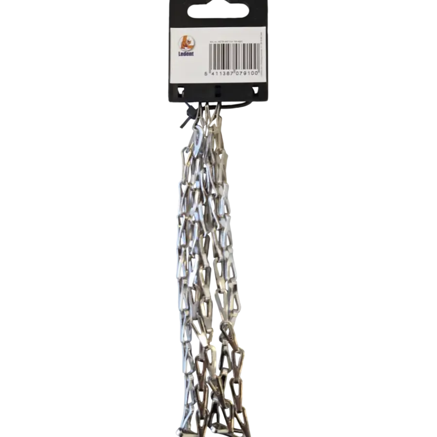 Ledent Panzerketting verchroomd 1 meter
