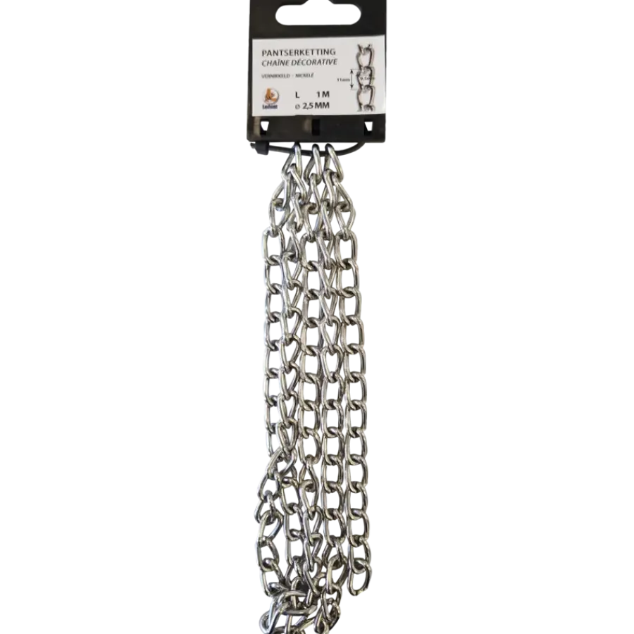 Ledent PanzerKetting vernikkeld 1 meter