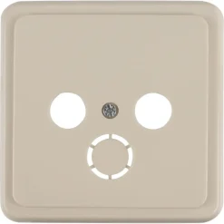 Peha Standard Centraalplaat Radio/TV crème