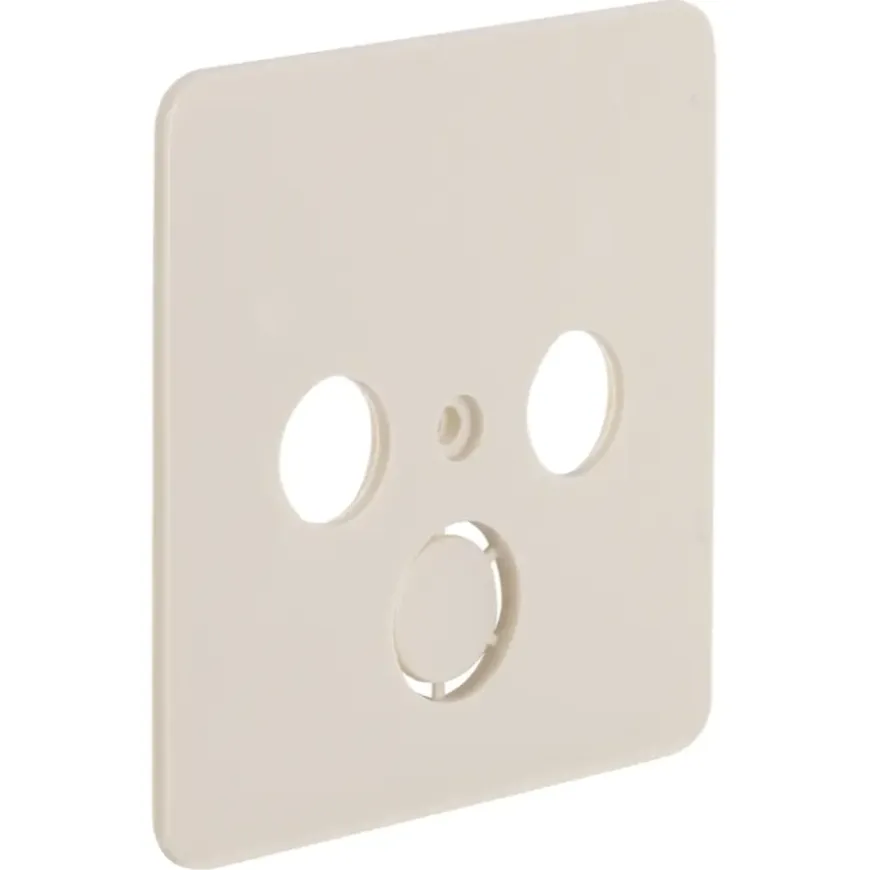Peha Standard Centraalplaat Radio/TV crème