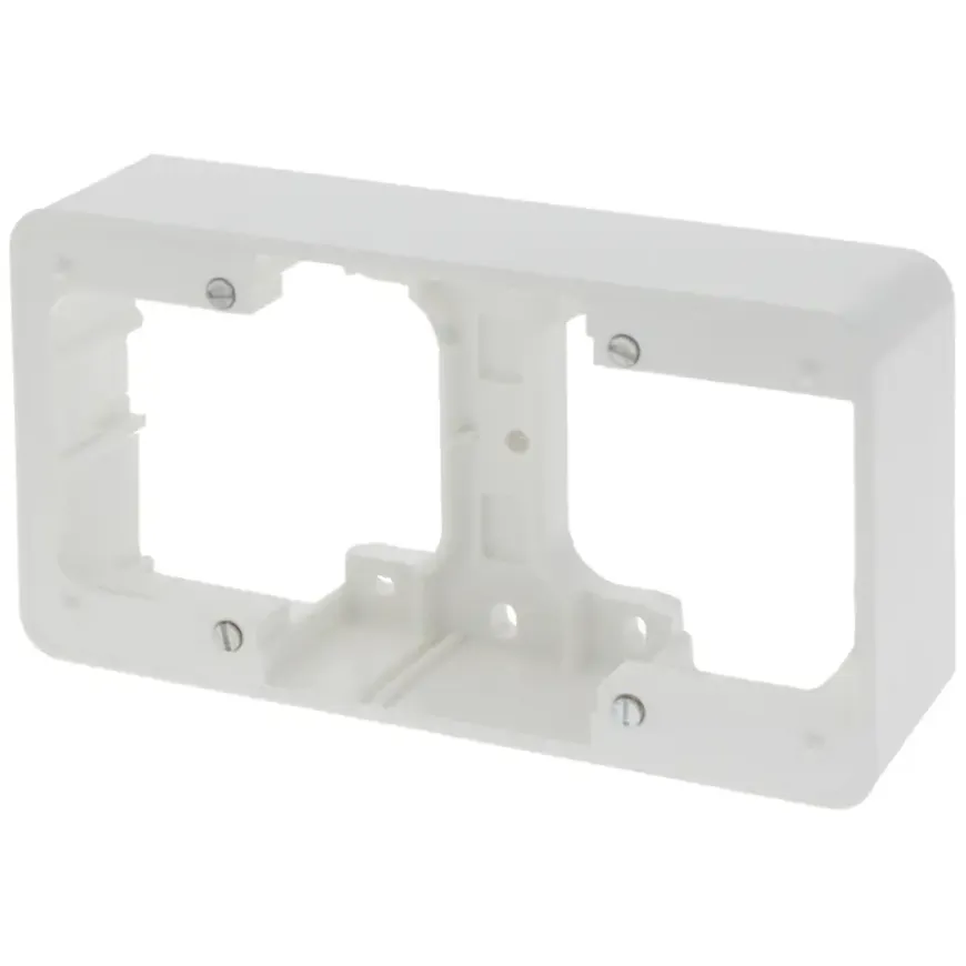 Peha Standard Opbouwraam 2-voudig wit