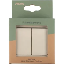 PEHA Standard serieschakelaar crème