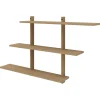 Duraline Pekodom wandplank triple naturel 80x16x63,5 cm