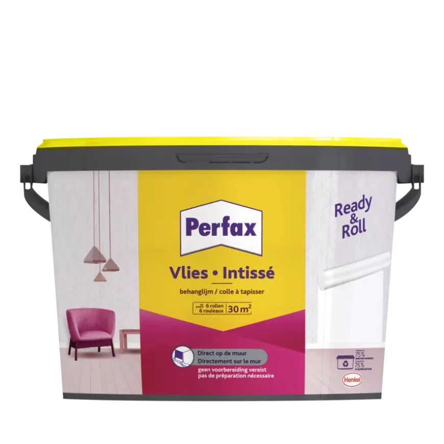 Perfax Ready & Roll behanglijm vliesbehang 4,5 kg