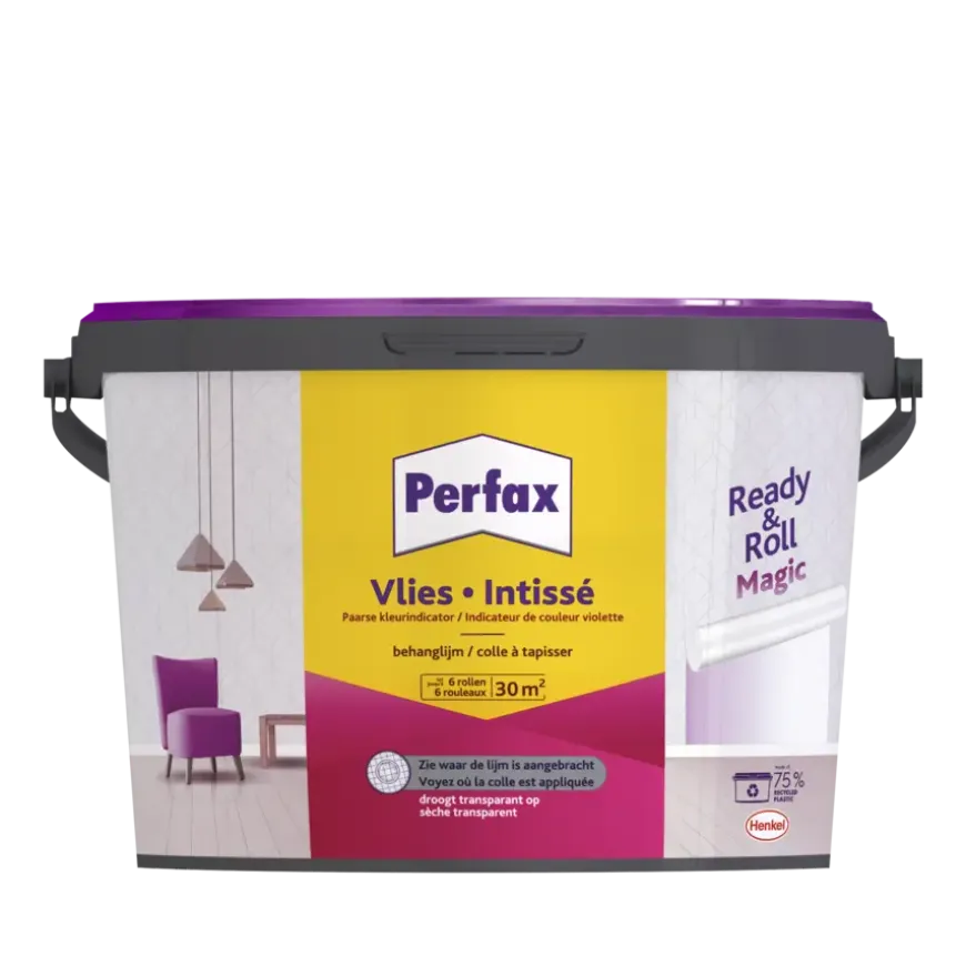 Perfax Ready & Roll Magic behanglijm vliesbehang 4,5 kg