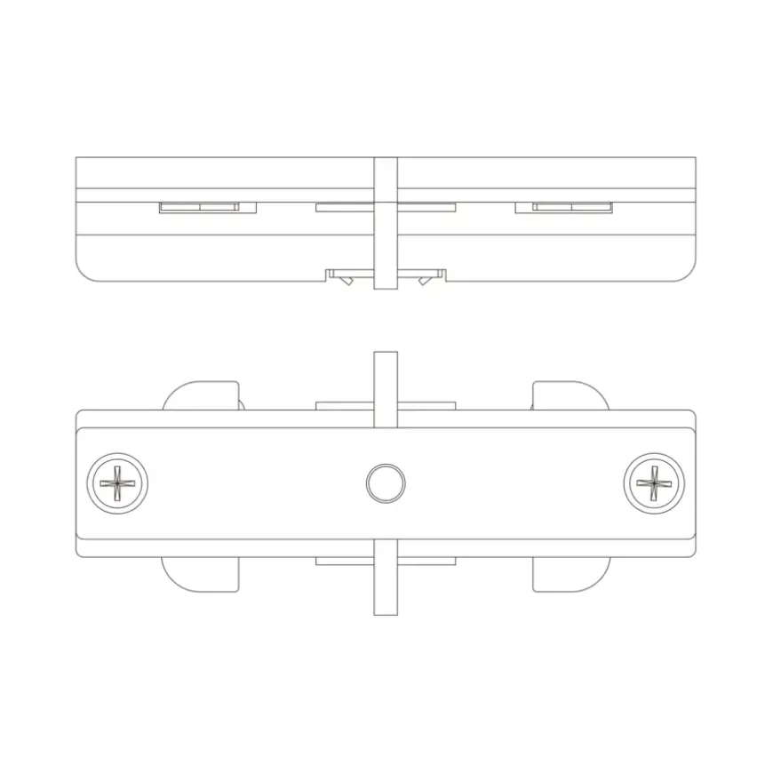 Philips EasyLink I-vormige connector railverlichting zwart
