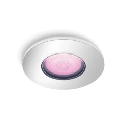 Philips Hue badkamerinbouwspot Xamento chroom - wit en gekleurd 6W - rond