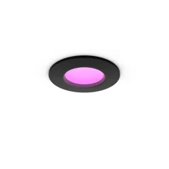 Philips Hue inbouwspot zwart Ø90mm