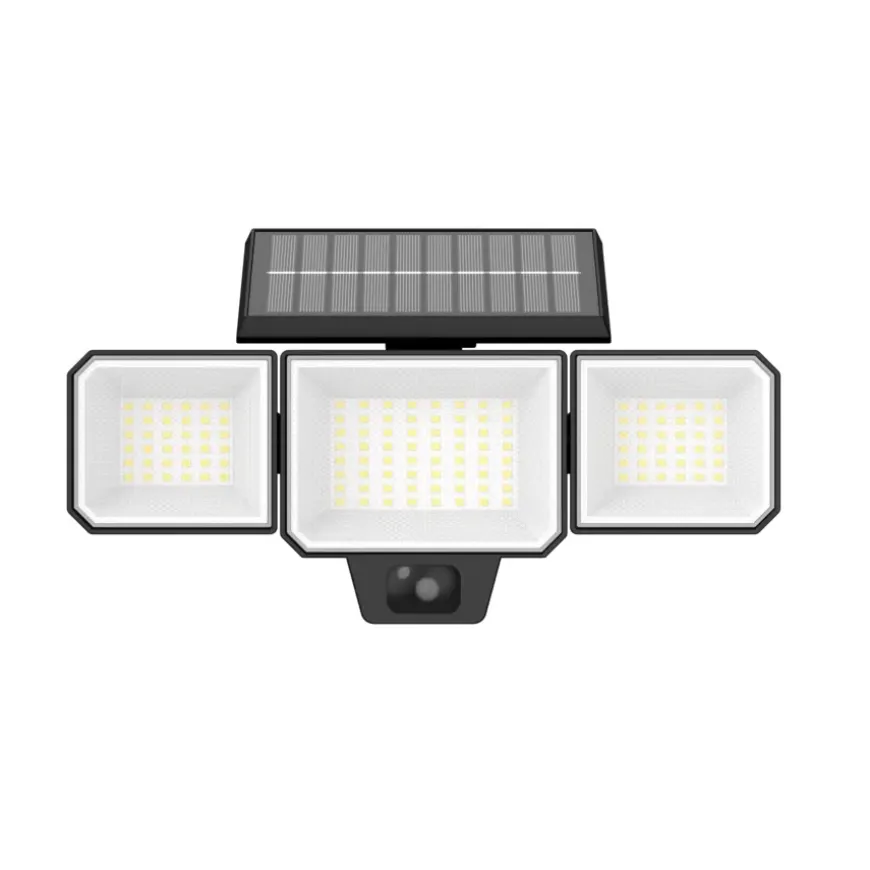 Philips solar breedstraler Nysil 9 W zwart met bewegingssensor