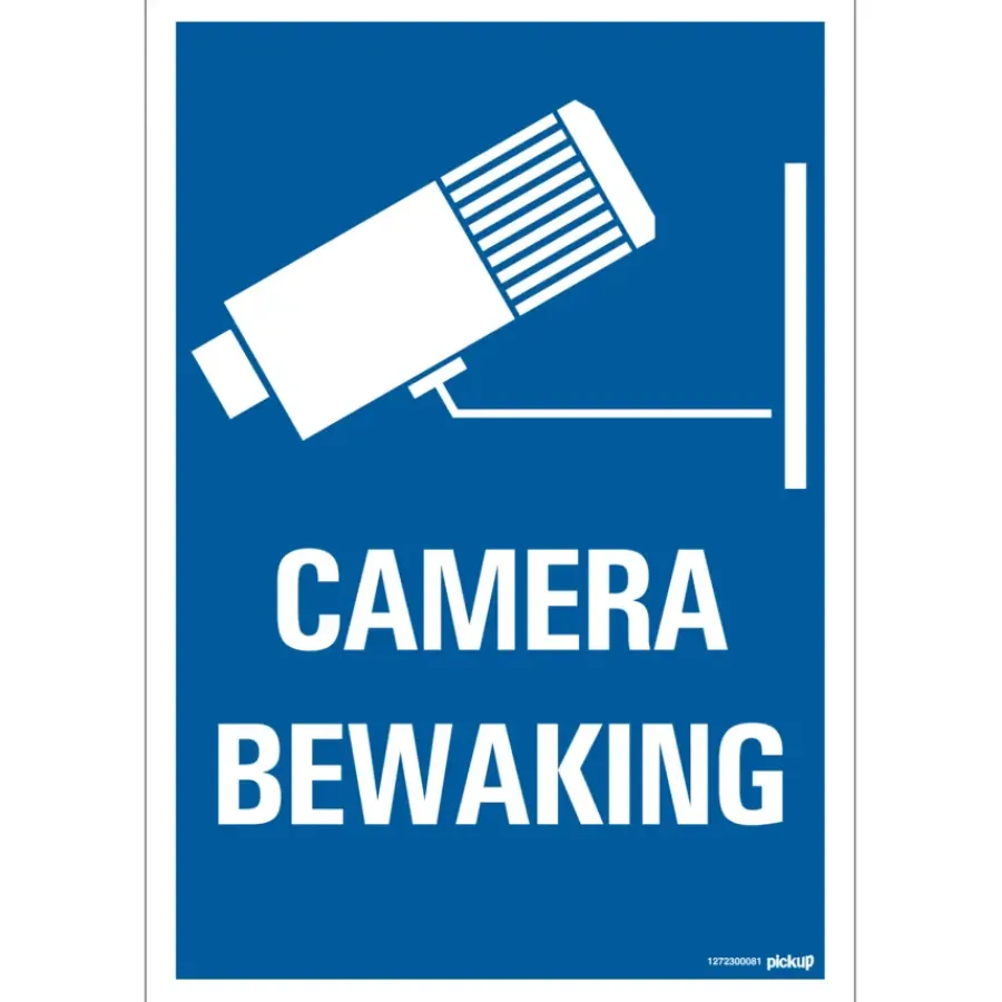 Pickup bord combinatie camera bewaking 23x33 cm