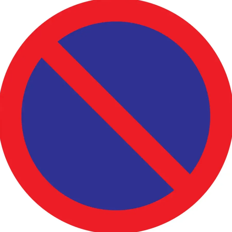 Pickup bord parkeerverbod Ø 30 cm