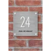 Pickup 3D Home plaat grijs acrylaat 3 mm 20 x 20 cm