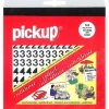 Pickup plakcijfers 0-9 Helvetica zwart 10 mm