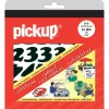 Pickup plakcijfers 0-9 zwart 25 mm