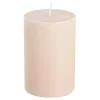 Geen Pilaar kaars licht roze - h10xd6,8cm