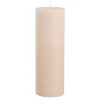 Geen Pilaar kaars lichtroze- h20xd6,8cm