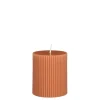 Geen Pilaar kaars roze - h8xd7cm