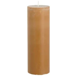 Geen Pilaar kaars stearine bruin - h20xd6,8cm