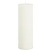 Geen Pilaar kaars stearine wit - h20xd6,8cm