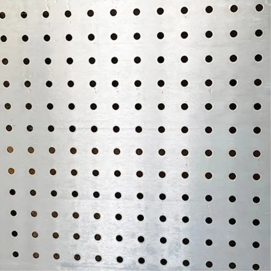 Geen Plaat geperforeerd aluminium brut 1000x500x0,8 mm