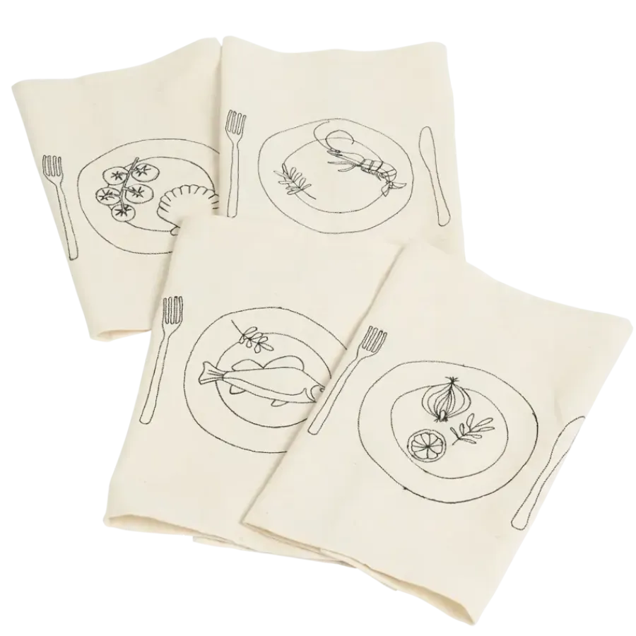 Geen Placemat beige 4 stuks - l48xb33cm
