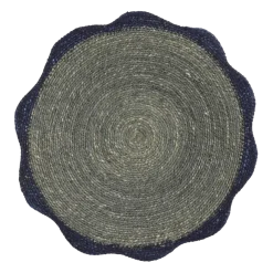 Geen Placemat zeegras blauw - d38cm