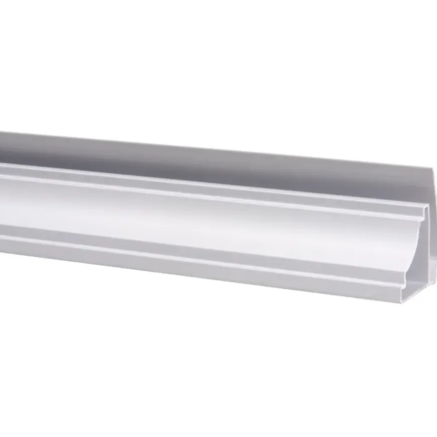 Plafondprofiel voor kunststof schroot, lengte 270 cm wit