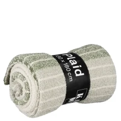 Geen Plaid streep l.groen - l180xb130cm