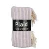Geen Plaid streep lila - l180xb130cm