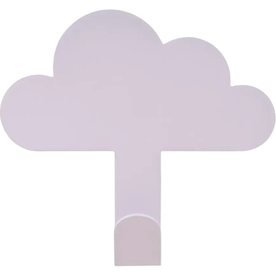 Geen Plakhaak enkel Cloudy roze ijzer