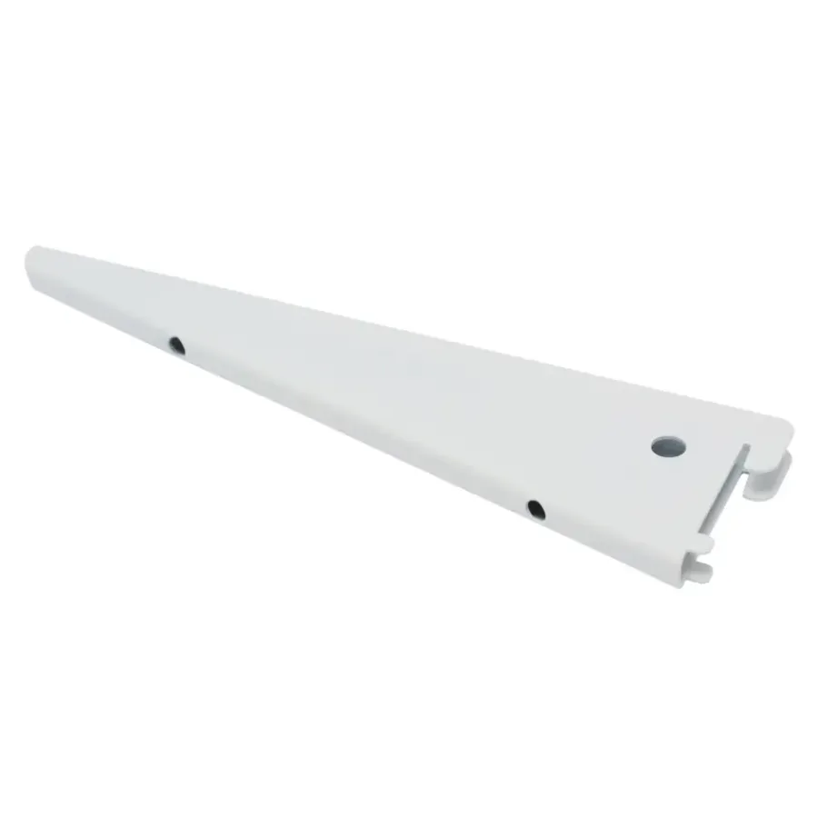 Duraline Plankdrager dubbel 22 cm wit